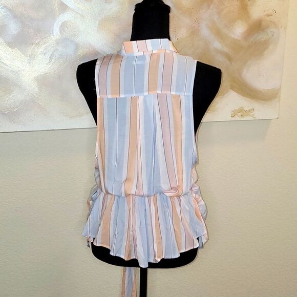 Free People Mckenzie Wrap Top in Ivory Combo Color (Size X-Small) - Picture 7 of 16